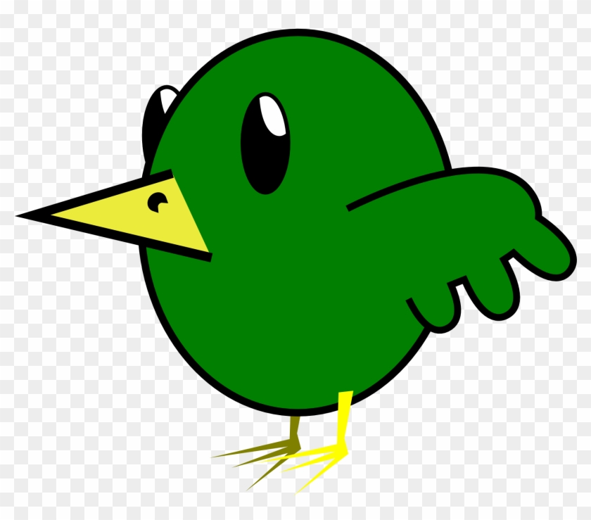 Bird Graphics Clip Art - Green Bird Cartoon #335506