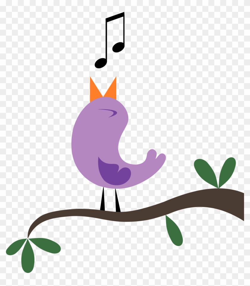 Bird Clipart Whimsical Cute Birdies By Winchesterlambourne - Birds Singing Clipart #335513