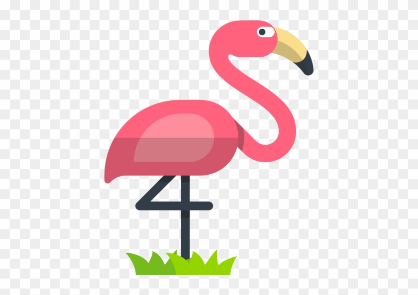 Flamingo, Bird, Side View, Brazil Set, Tall, Animals, - Png Flamingo Icon #335649