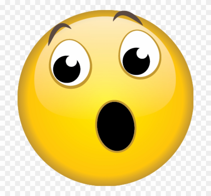 Emojiworld Smiley Emoticon Face - Surprised Emoji Clipart #335700