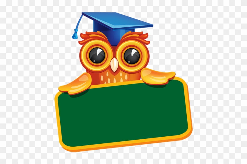 24-1 - Owl With Diploma Png #335688