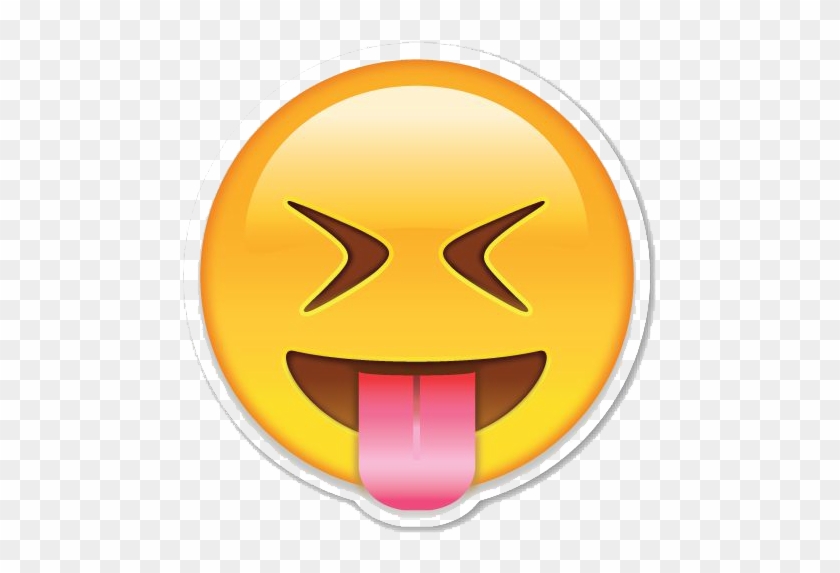 Emoji Face Png Image - Tongue Out Emoji Sticker #335702
