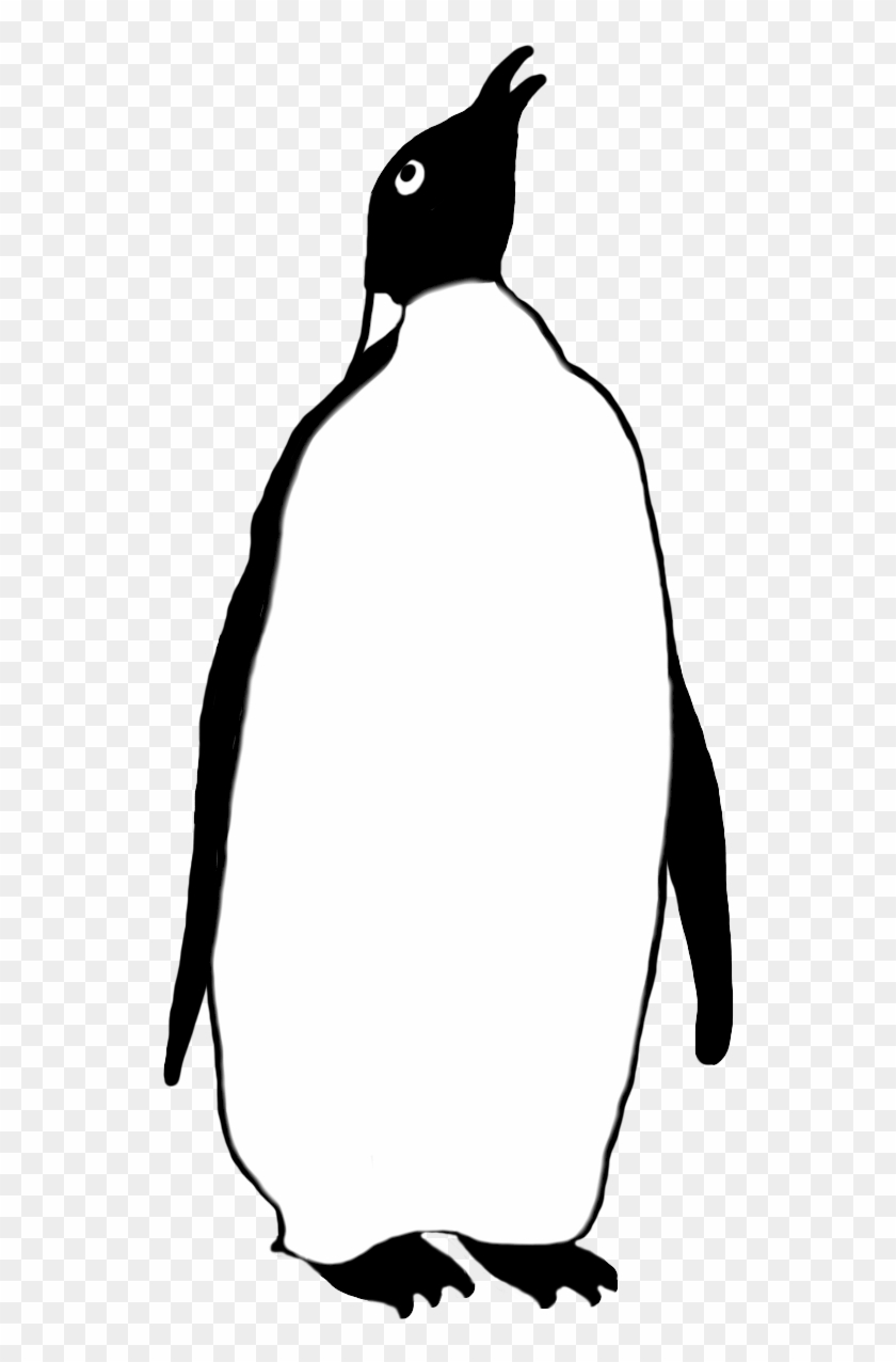 Emperor Penguin Bird Drawing Clip Art - Emperor Penguin Bird Drawing Clip Art #335767