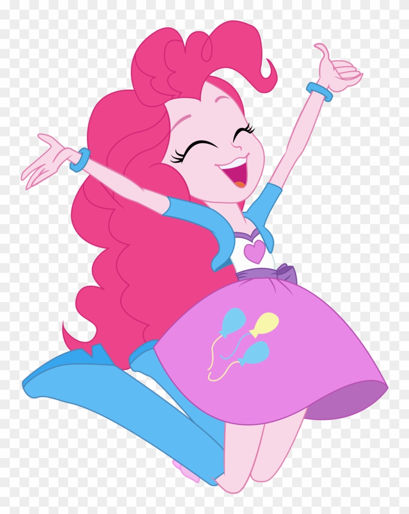 Pinkie Pie Jumping By Evil-sparkle - Pinkie Pie Eg Png #335788