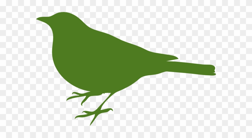 Green Bird Profile Clip Art At Clker Com Vector Online - Bird Silhouette Clip Art #335825