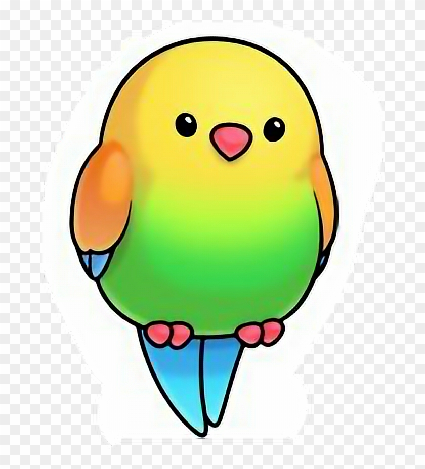 Parrot Sticker - Cute Cartoon Animals - Free Transparent PNG Clipart Images  Download