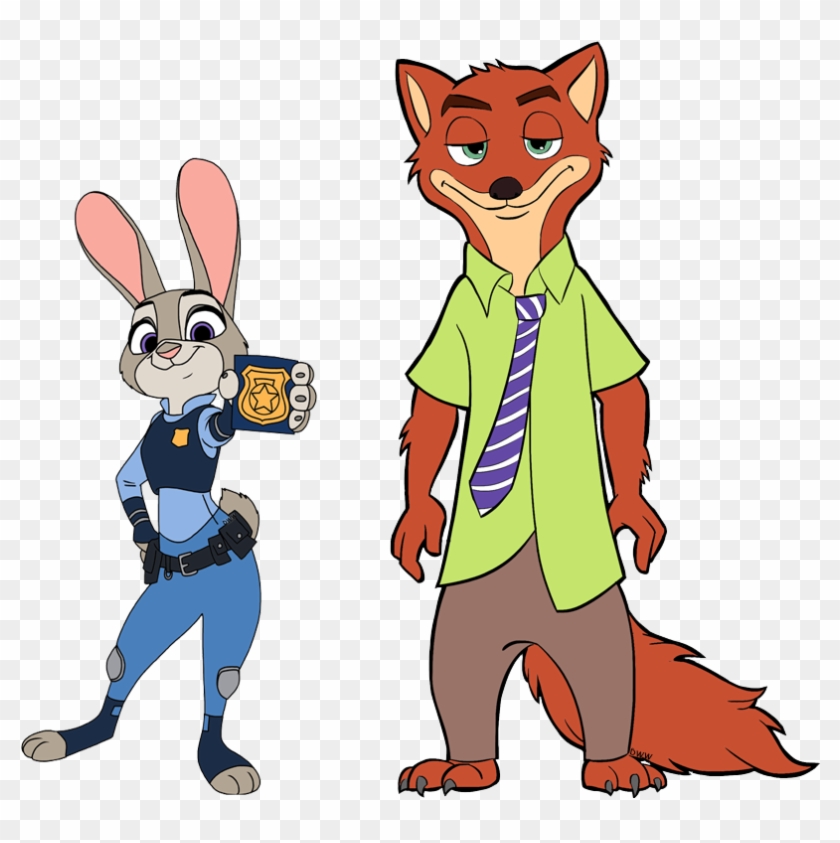 Nick And Judy 3 By Zootopiadreams - Zootopia Clipart #336016