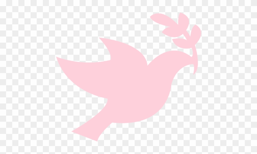 Peace Dove Colour Pastel Pink Svg Scalable Vector Graphics - Peace #336259