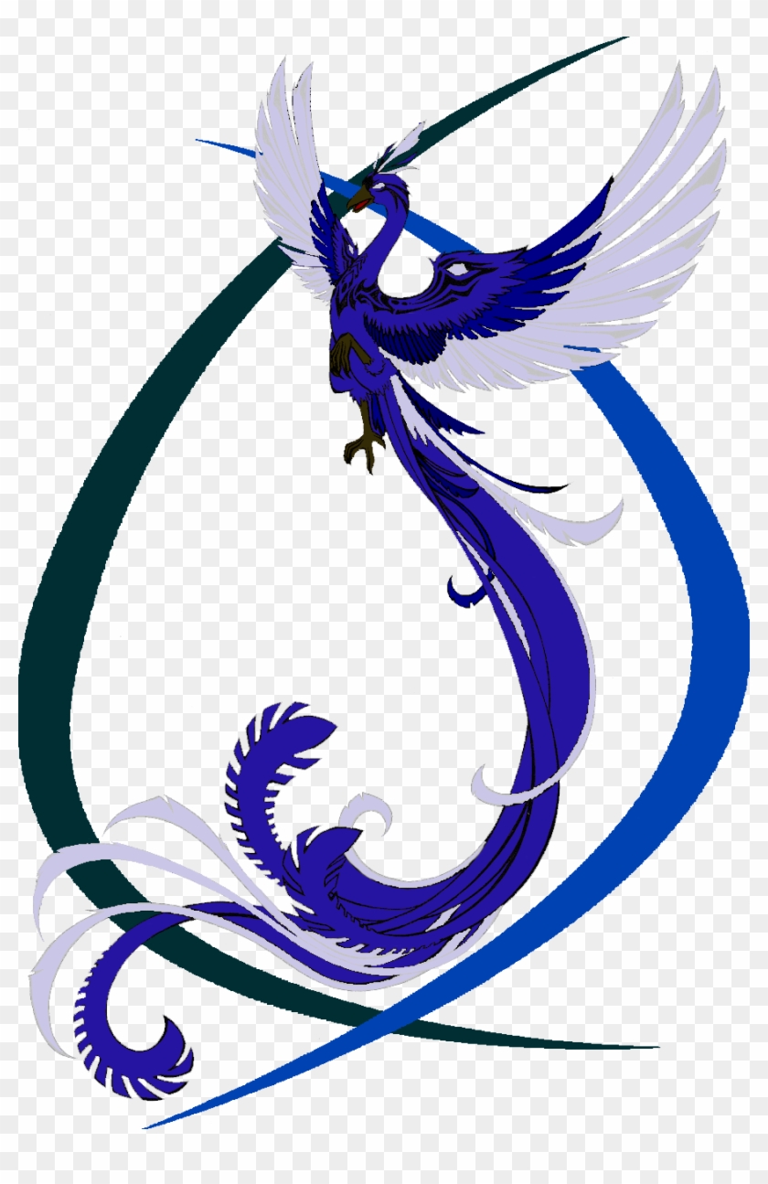 Phoenix Transparent Png Sticker - Blue Phoenix No Background #336312