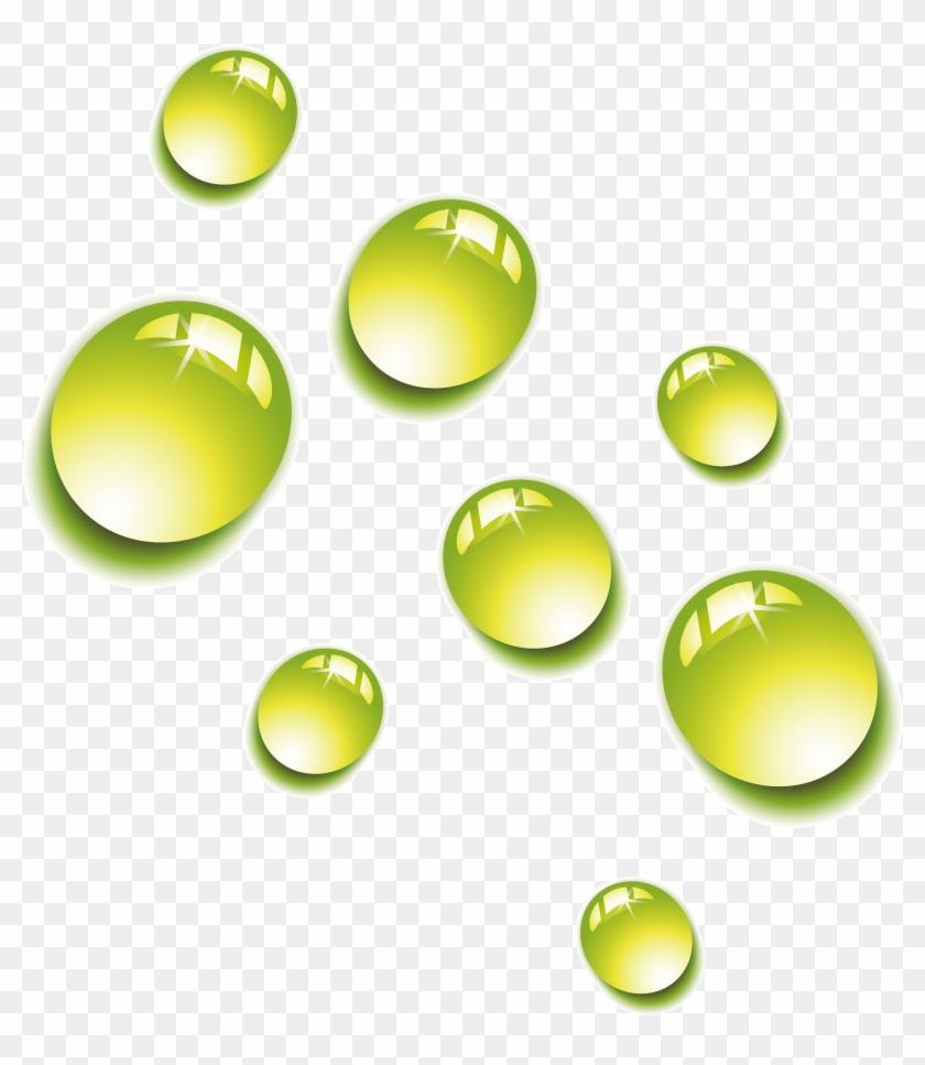Green Drop 3d Computer Graphics Euclidean Vector - Circle #336404
