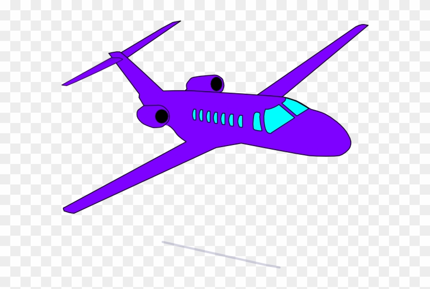 Purple Plane Clip Art - Green Plane Clipart #336415