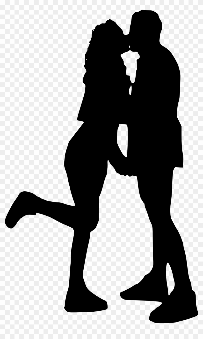 Love Couple Silhouette - Portable Network Graphics #336446