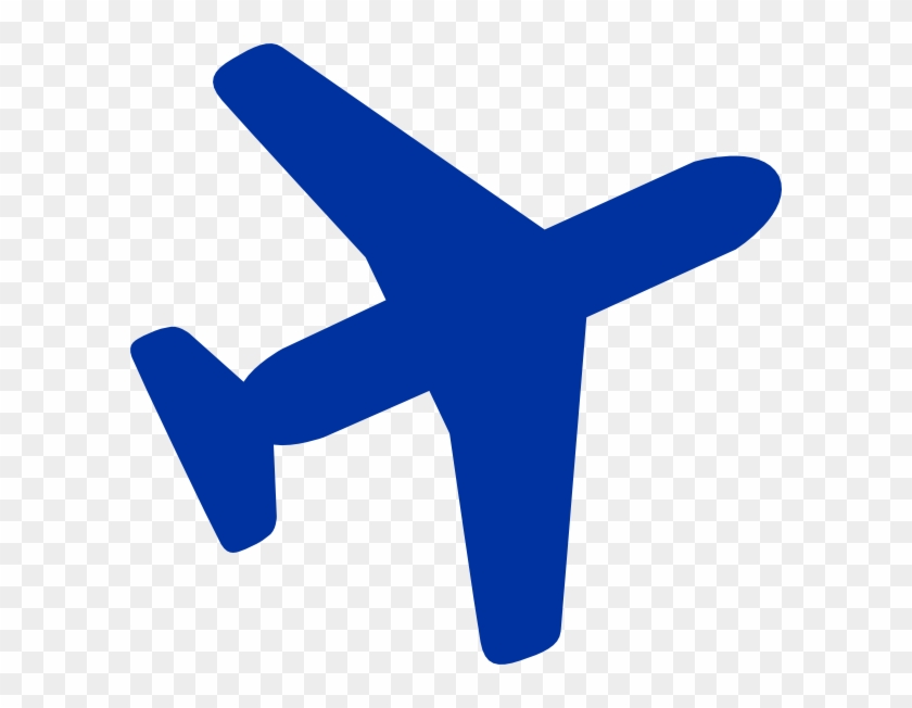 Blue Plane 2 Clip Art - Airplane Icon Blue Png #336455