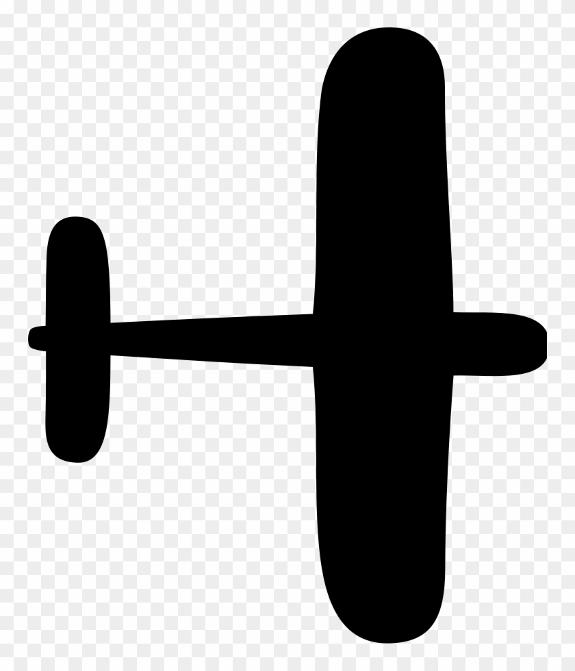 How To Set Use Airplane Svg Vector - Toy Plane Silhouette #336461