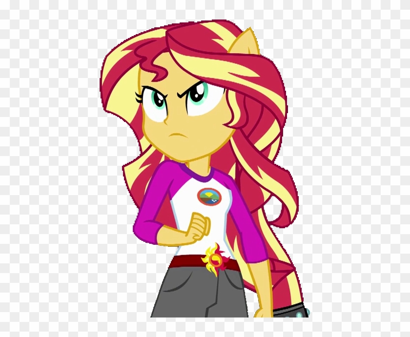Equestria Girls, Fist, Legend Of Everfree, Mad, Not - Mlp Sunset Shimmer Mad #336568