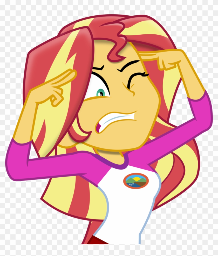 Clothes, Equestria Girls, Legend Of Everfree, One Eye - Sunset Shimmer Camper #336588