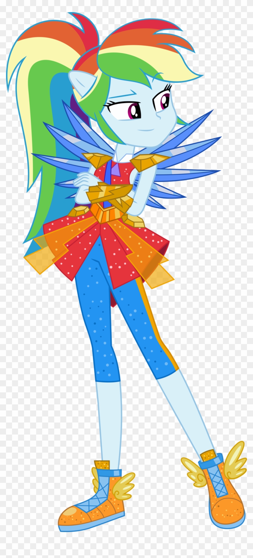 Mixiepie 616 71 Rainbow Dash Legend Of Everfree Vector - Rainbow Dash Crystal Guardian #336624