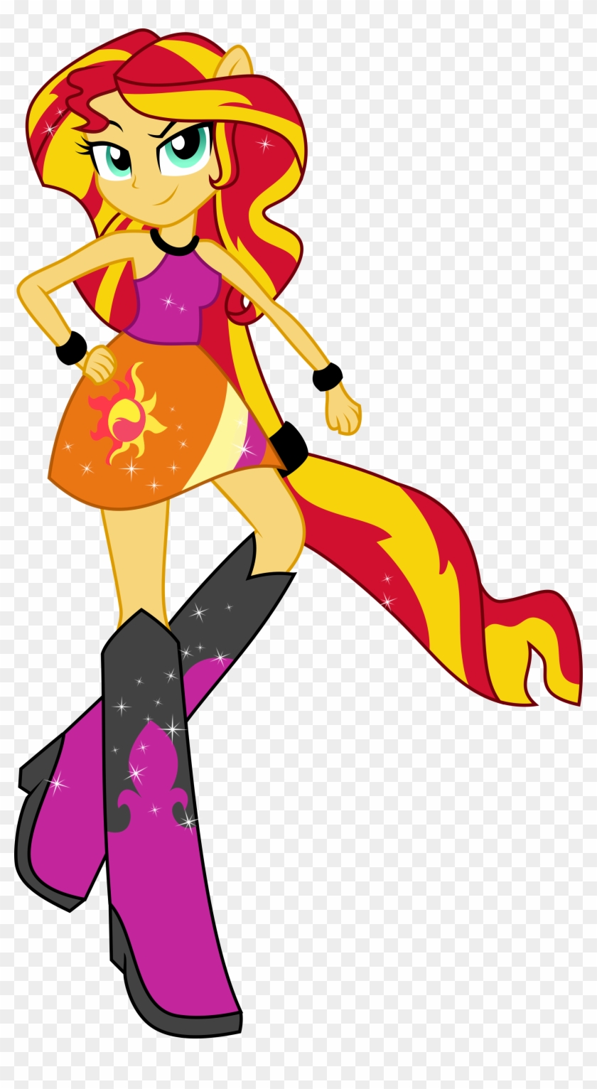 Eqg Sunset Shimmer By Selisuflyer - Rainbow Rocks Sunset Shimmer #336666