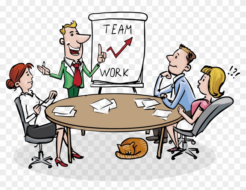 Meeting Conference Centre Clip Art - Meeting Organization Cartoon #336678