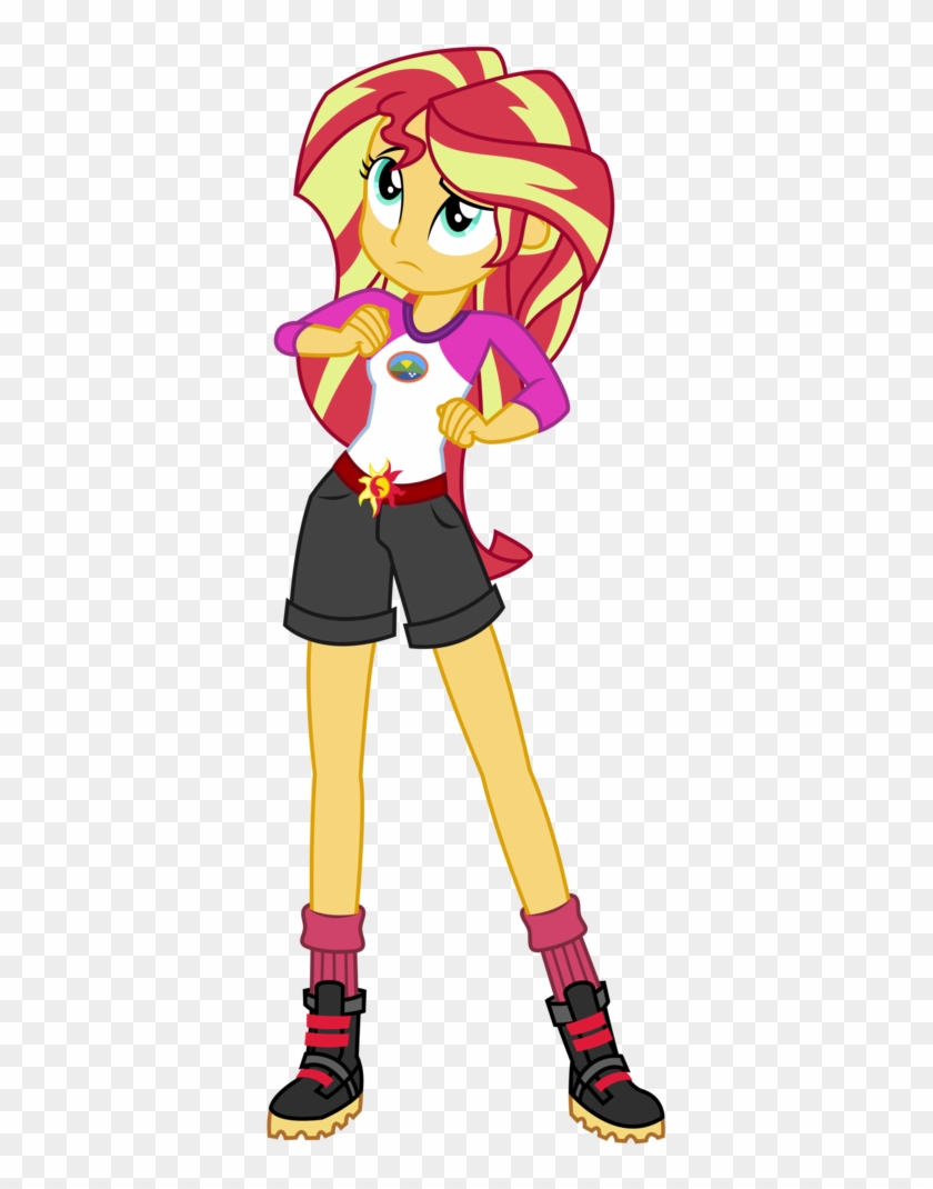 Sketchmcreations, Boots, Clothes, Confused, Equestria - Sunset Shimmer #336696