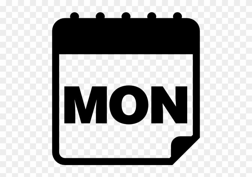 Monday Calendar Page Free Interface Icons - Monday Calendar Icon #336778