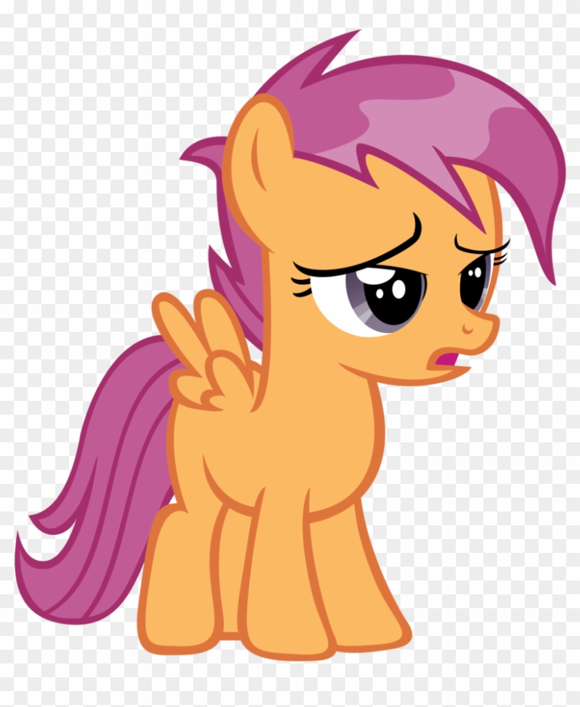 Wet Mane Scootaloo - De Mlp Wet Mane #336795