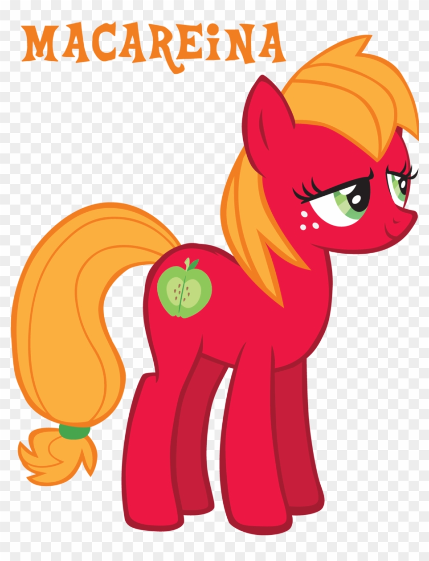 Macareina Pinkie Pie Rainbow Dash Applejack Big Mcintosh - Red My Little Pony Name #336806
