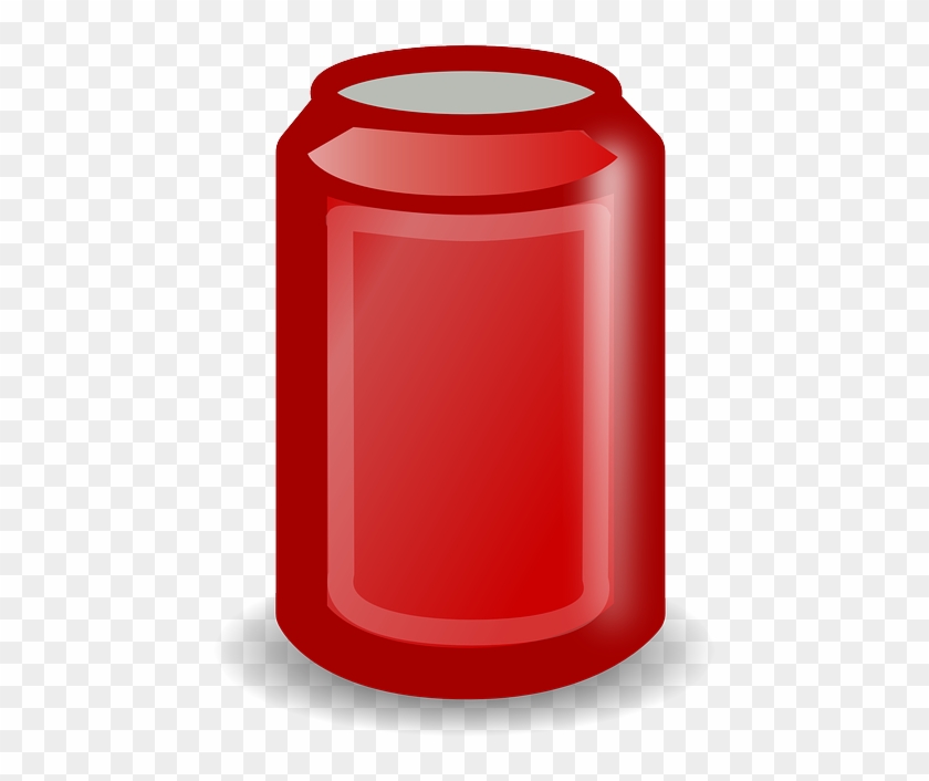 Can, Tin, Drinking, Beverage, Red, Blank, Cylinder - Beverages #336827