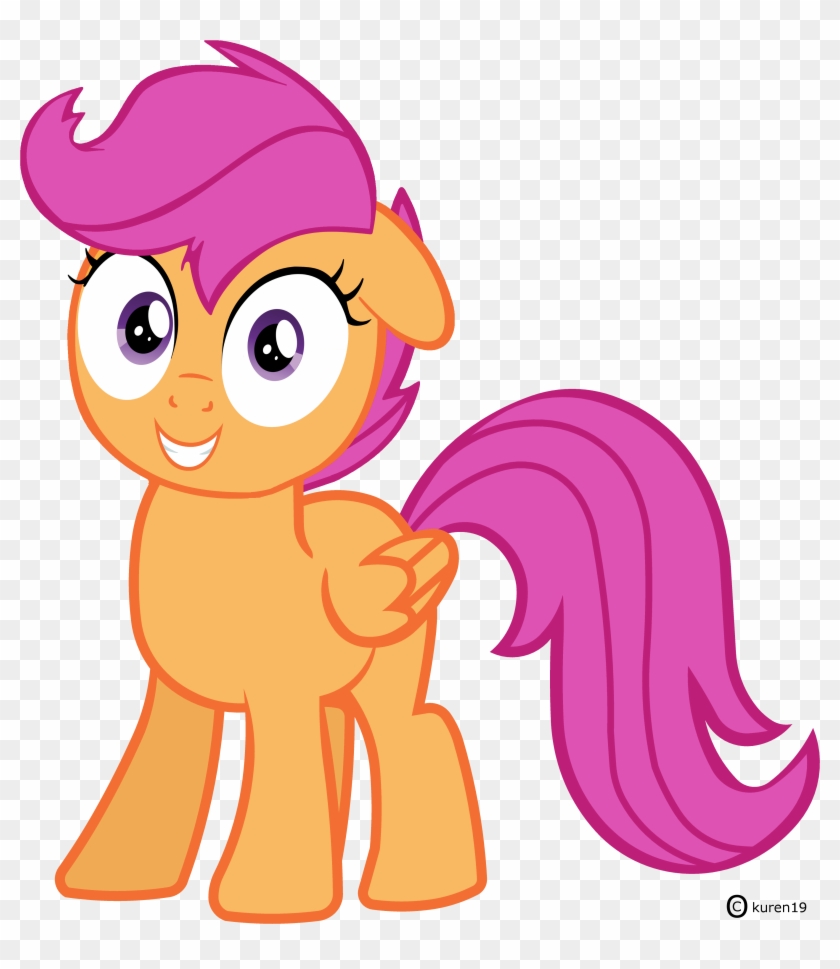 C) Kuren19 Scootaloo Pony Pink Mammal Vertebrate Nose - Hirne Bim Lüpfe #336837
