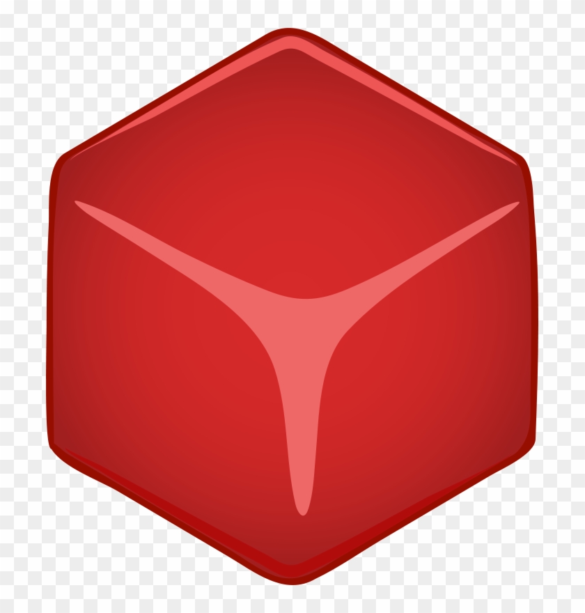 Free Vector Red 3d Cube Clip Art - Cubo Rojo Png #336900