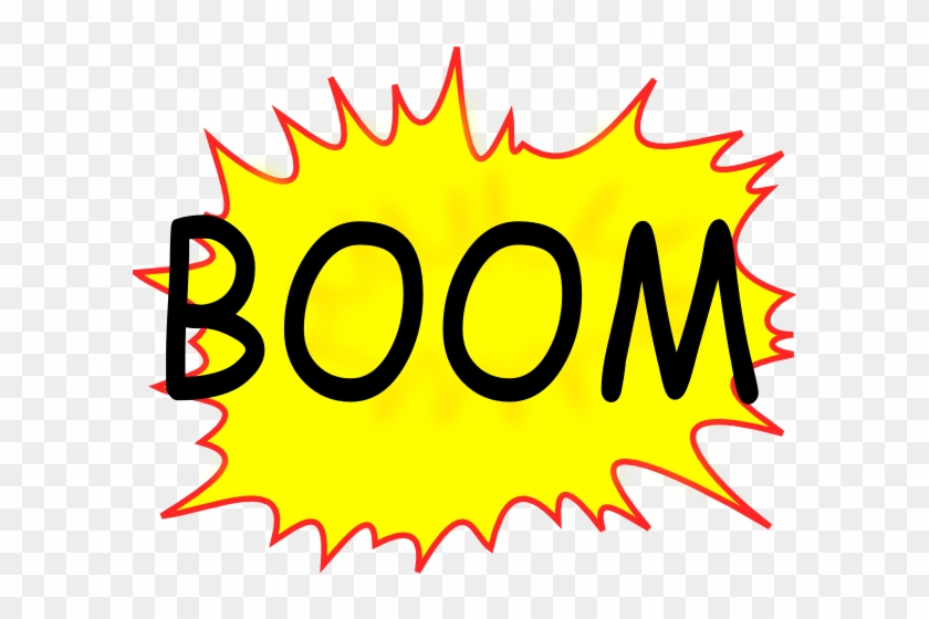 Boom Clip Art At Clker - Explosion Boom Clip Art #336910.