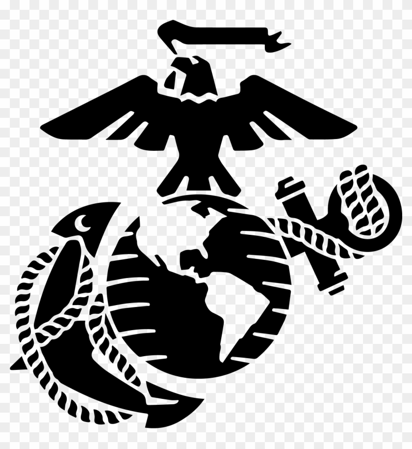 Photos Of Marine Corps Emblem Clip Art Medium Size - Eagle Globe And Anchor #336945