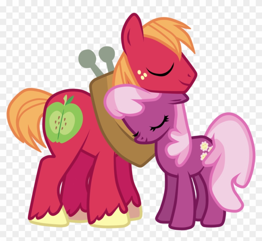 Luuandherdraws, Big Macintosh, Cheerilee, Cheerimac, - Big Mcintosh My Little Pony Friendship Cute 40x30 Framed #337014