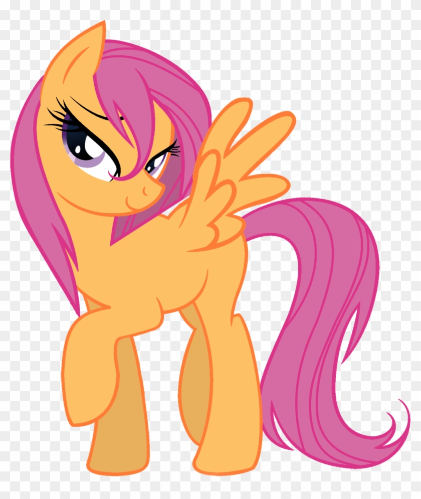 Wet Mane Adult Scootaloo By Spyker88 Wet Mane Adult - Granny Smith Mlp Young #337075