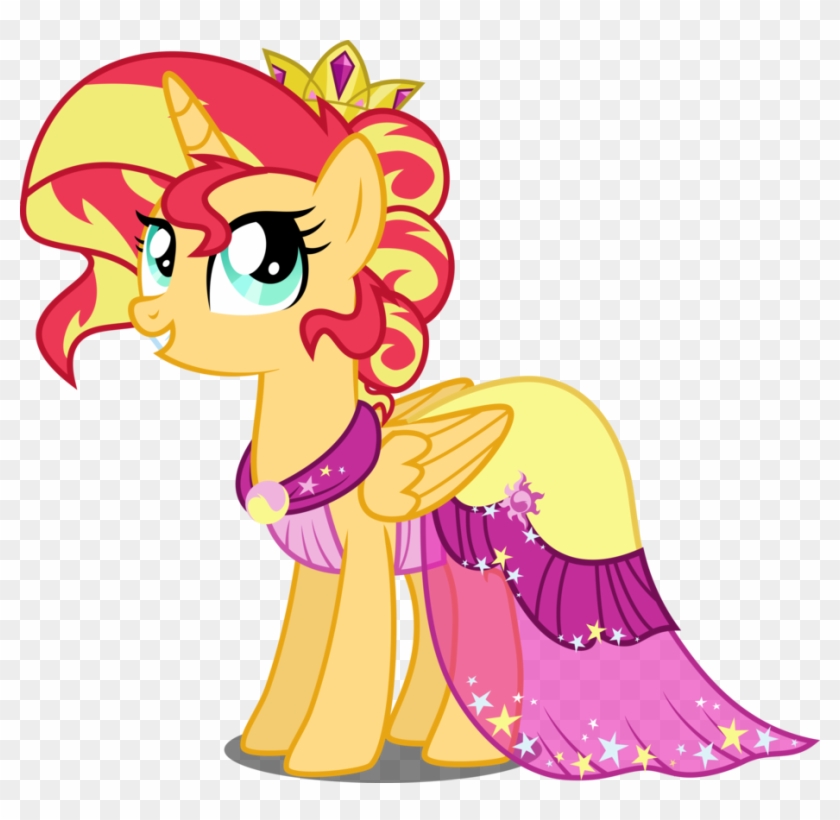 Alternate Universe Where Pony Sunset Is An Alicorn - Mlp Sunset Shimmer Princess #337087