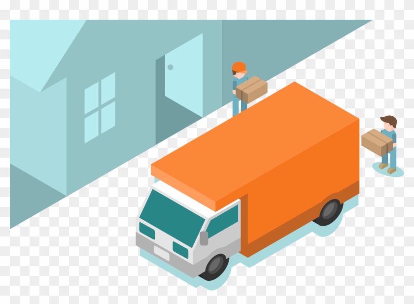 Mover Transport Warehouse Illustration - Mover Transport Warehouse Illustration #337179