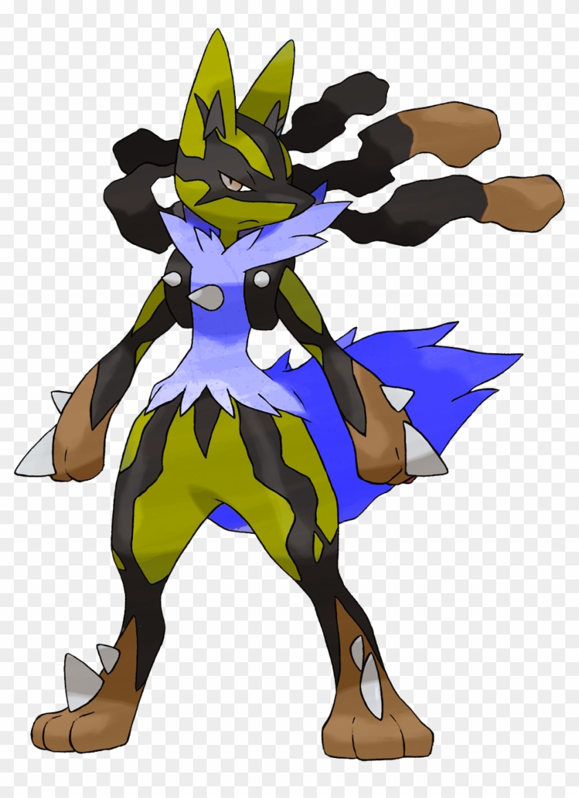 Mega Pokemon Clipart - Lucario Shiny Mega Evolution #337224