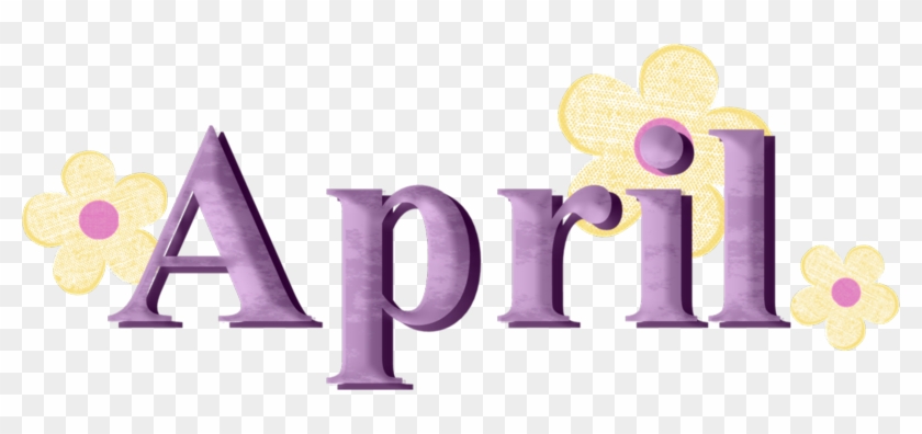 April Images Clipart - April Word Clip Art #337234