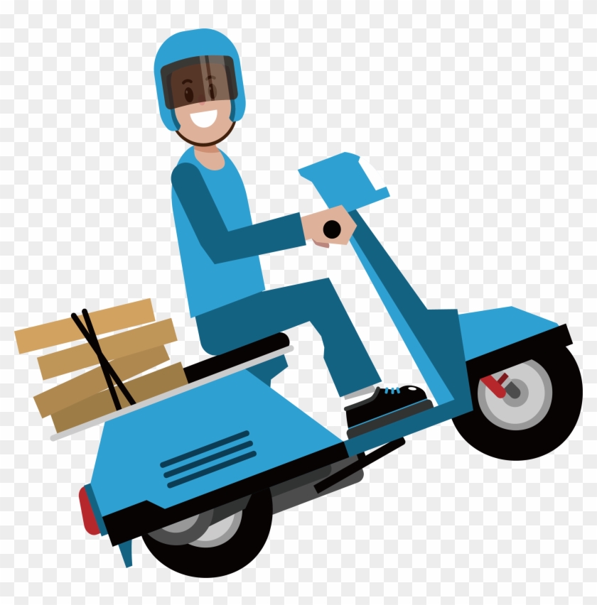 Bike Clipart Bike Delivery - Moto Delivery Png #337421