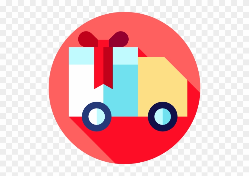 Delivery Truck Free Icon - Round Delivery Truck Icon #337442