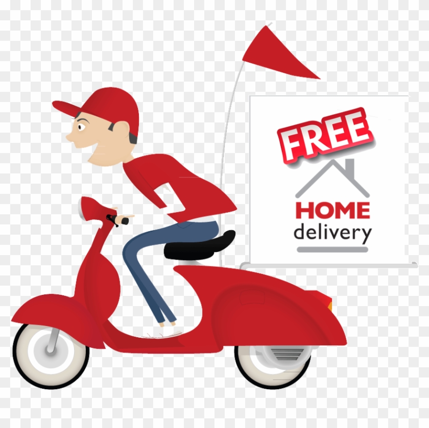 Free Home Delivery - Home Delivery Boy Png #337531