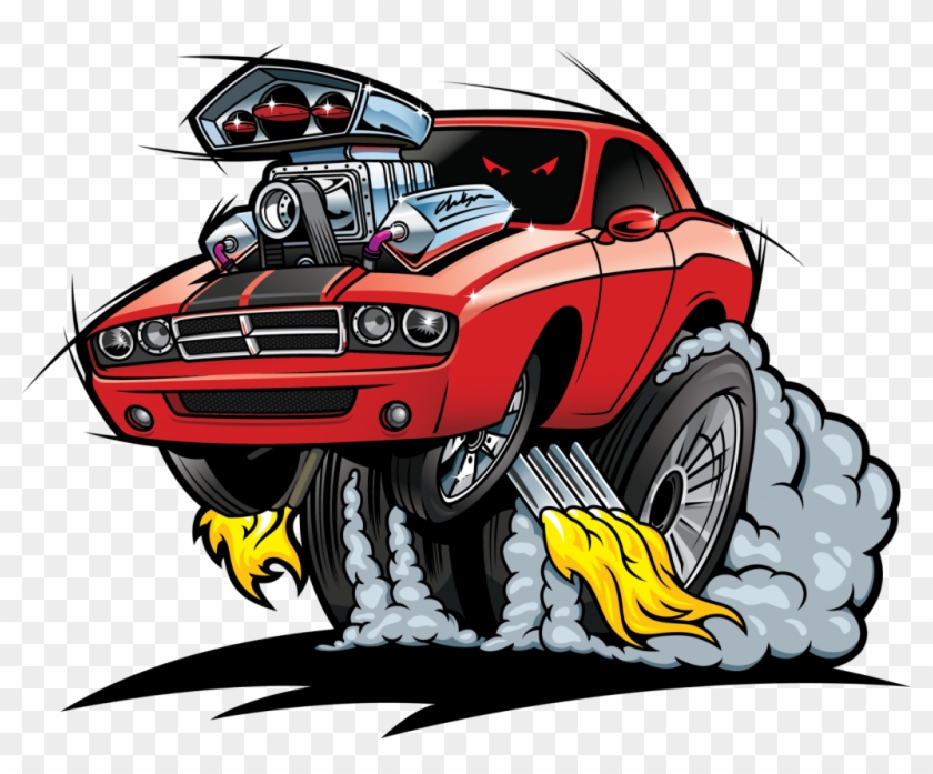 Hot Wheels Clipart Race Car - Cartoon Hot Rod Png #337557