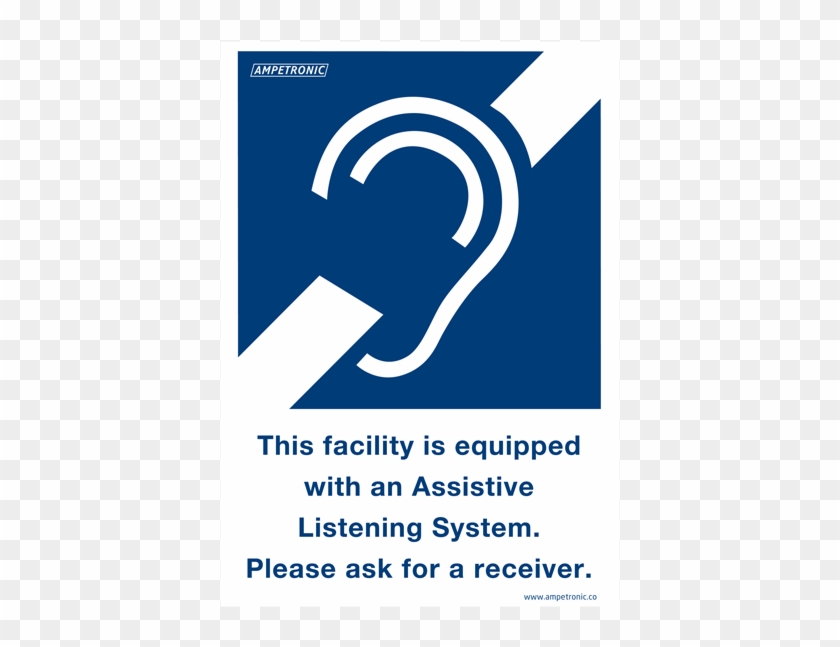 Assistive Listening Sign - Directory Of Organisations For The Deaf & Hard #337588