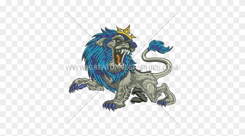 Roaring Lion Cartoon Mascot - Lion #337650