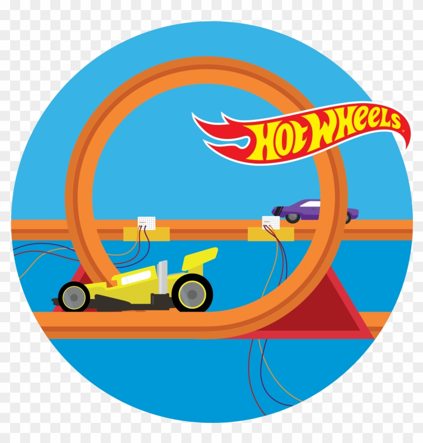 Circular Illustration Of A Light Gate Being Used Along - Chevy Blazer 4x4 Hot Wheels 2016 Hw Rescue 1:64 Scale #337662