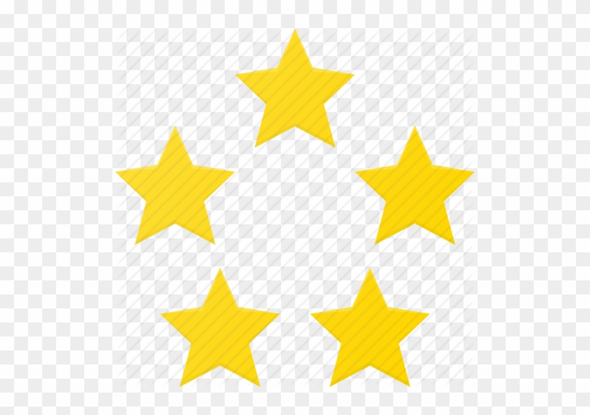 5 Star Icon - Stars Icon Png Yellow #337895