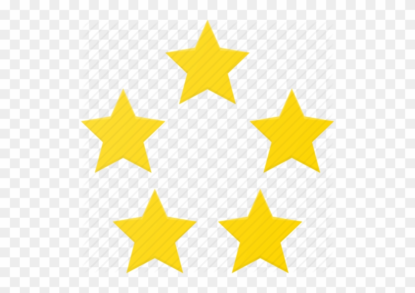 5 Star Icon - Stars Icon Png Yellow #337895
