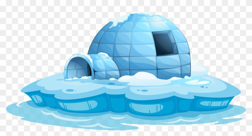 Igloo Icehouse Transparent Png Clip Art Image - Igloo Clipart Png #337985