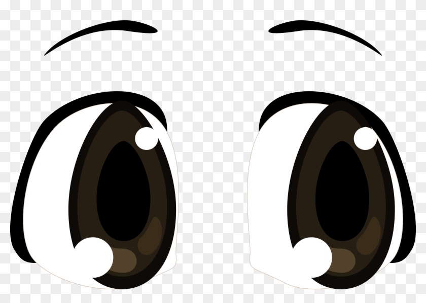 Black Big Eyes Vector Diagram - Eyesvector Png #337988