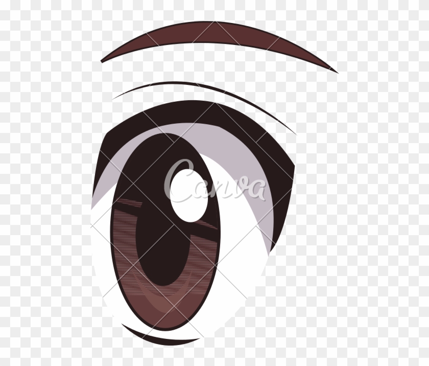 Anime Eyes Vector Illustration - Icon #338037